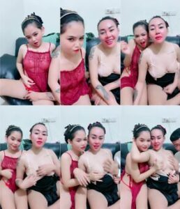 Bokep Indo Tante Kina Dan Bestie Saling Remas Susu Hot