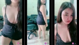 Bokep Indo ega maria lingerie hitam seksi